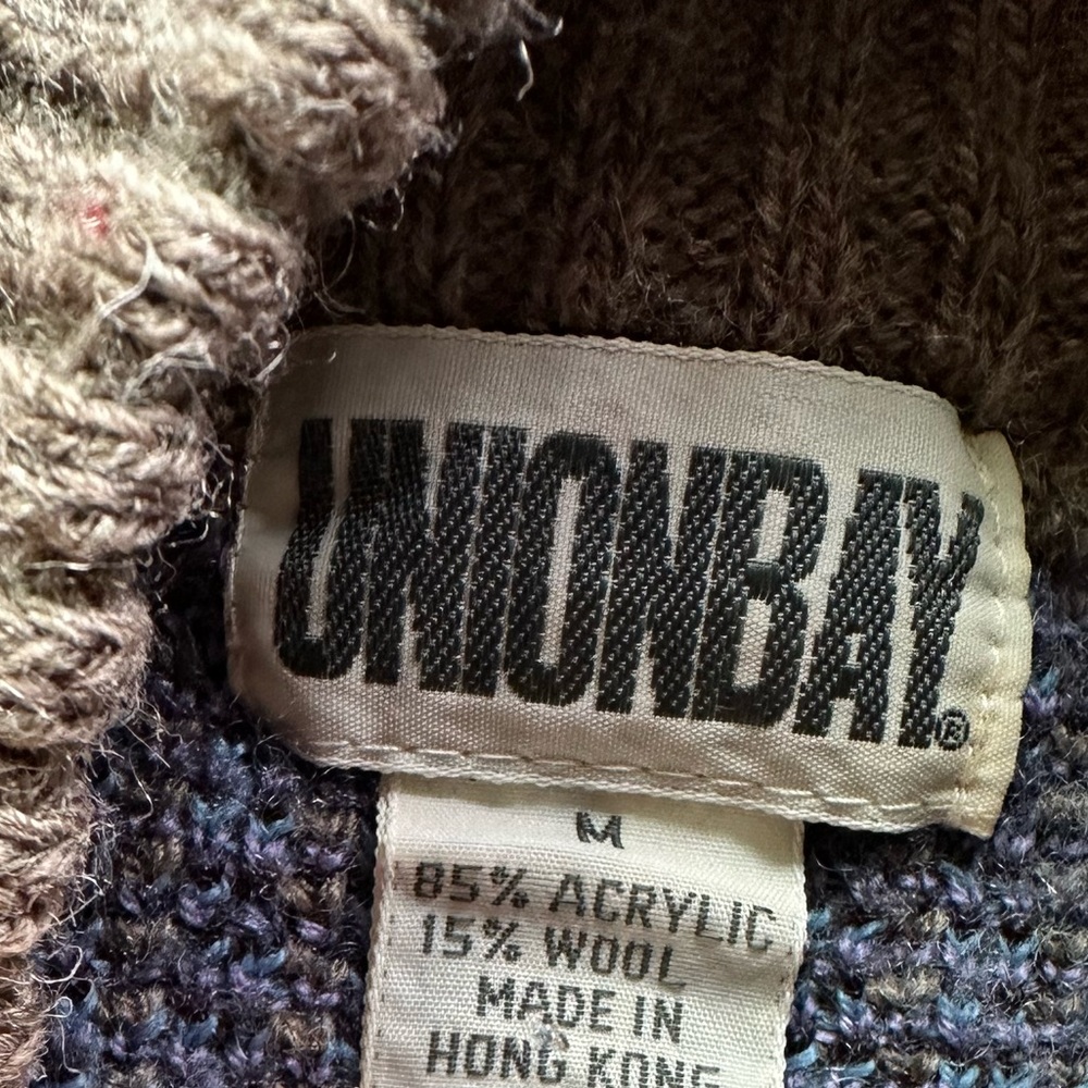 Vintage funky knit sweater size L - Picture 2 of 5